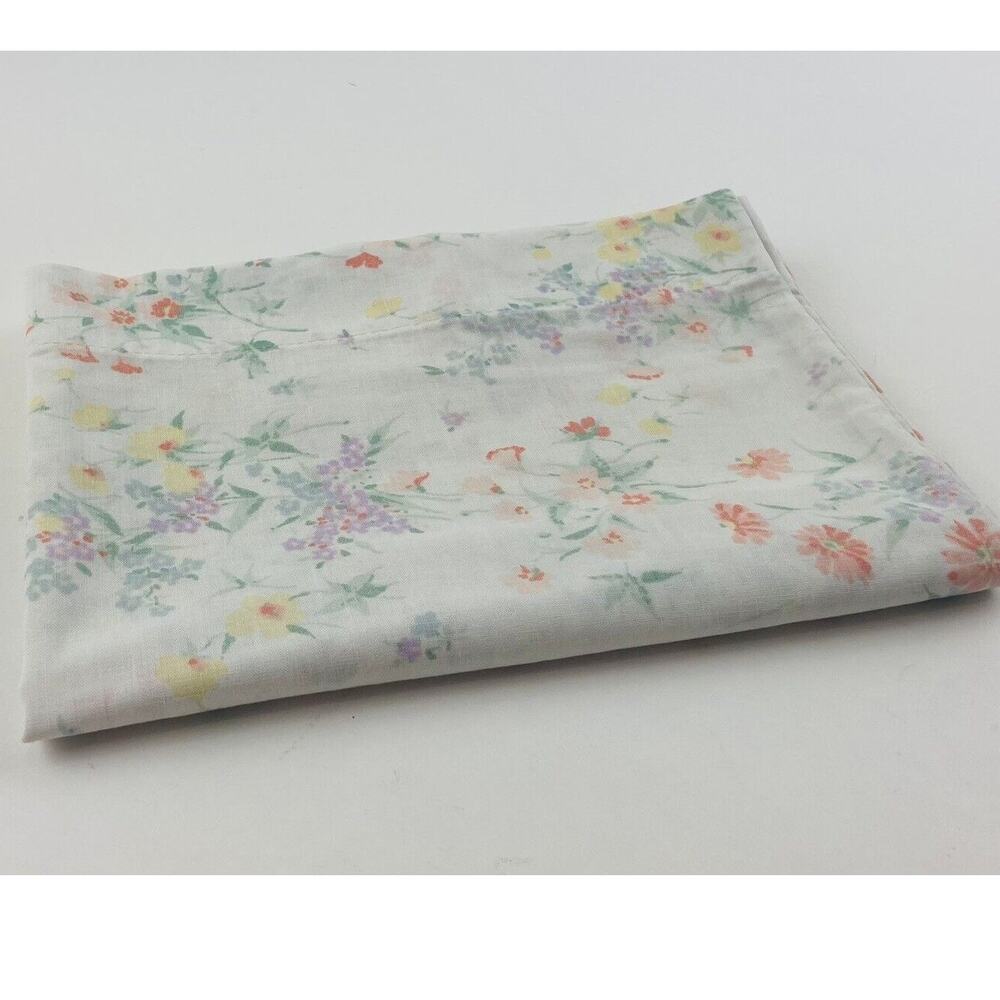 Vintage Morgan Jones Luxury No Iron Standard Pillowcase Floral Cathy Design Prin